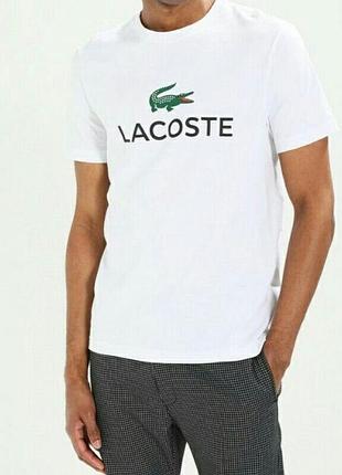 Чоловіча футболка lacoste біла