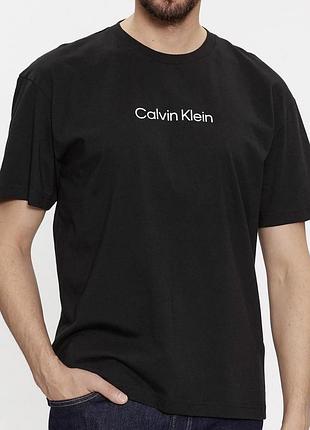 Мужская футболка calvin klein черная кельвин кляйн