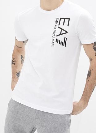 Чоловіча футболка armani emporio ea7 біла
