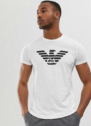 Чоловіча футболка armani ea7 біла армані