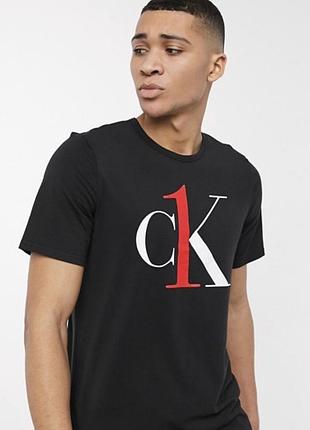 Мужская футболка calvin klein ck черная