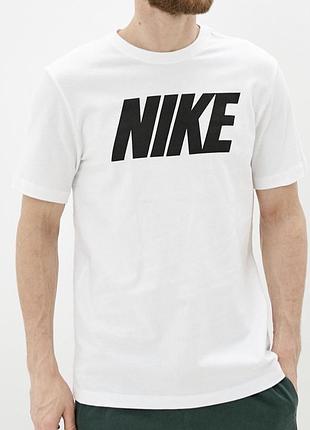 Чоловіча футболка nike біла найк