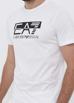 Чоловіча футболка armani emporio ea7 біла армані