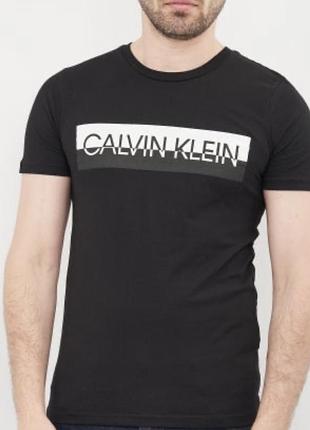 Мужская футболка calvin klein черная ск