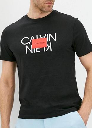 Мужская футболка calvin klein черная ск