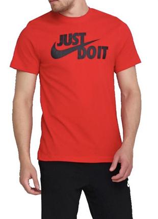Мужская футболка nike just do it красная найк