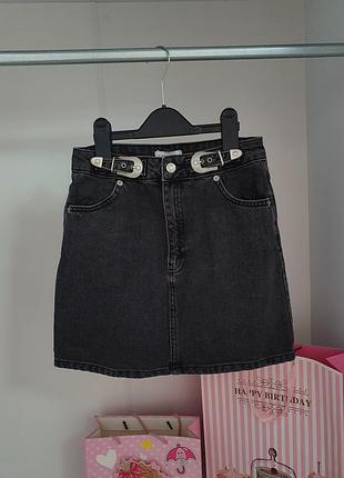 Спідниця джинс topshop
пояс 33 см 2