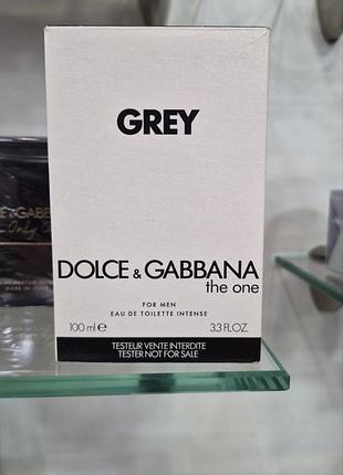 Тестер dolce&gabbana d&g the one grey туалетна вода 100мл