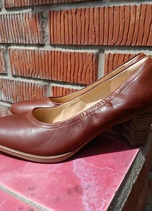 Женские кожаные туфли clarks kaylin80 flex (размер 38 / u9 5)