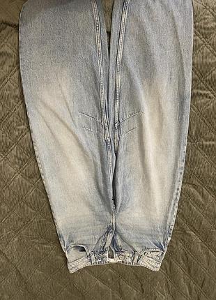 Світло-блакитні джинси оверсайз house baggy, розмір eu 32 (xxs/xs)