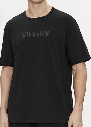 Мужская футболка calvin klein черная кельвин кляйн