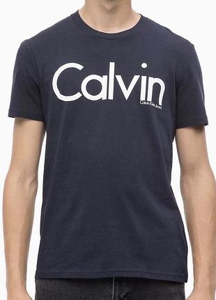 Мужская футболка calvin klein ск черная