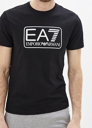 Чоловіча футболка armani emporio ea7 чорна