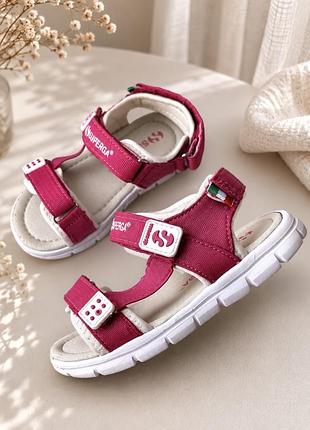 Сандалі superga кольору фуксії 15 см 24 розмір
