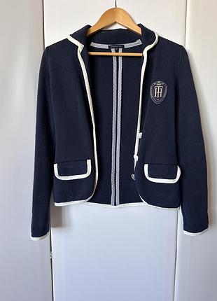 Tommy hilfiger трикотажний жакет / блейзер xs