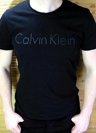 Мужская футболка calvin klein черная ск