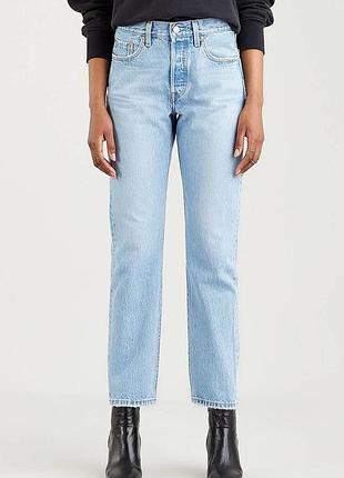 Джинси жіночі блакитні levi’s levis 501 original