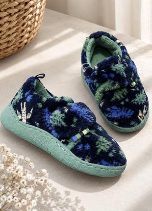 Домашні капці f&f 26–27 теплі флісові тапочки, 15,5 см