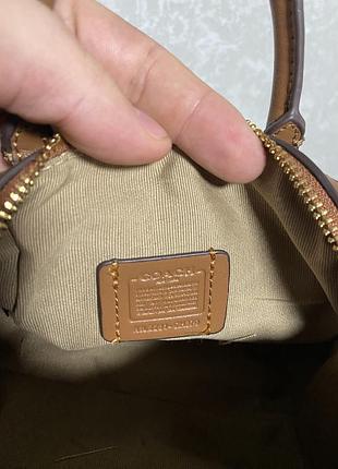 Сумка coach mini міні оригінал 6