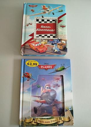 Дитячі книги disney planes / cars німецькою мовою (комплект 2 шт.)