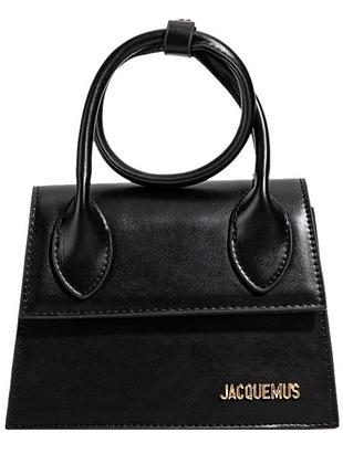 Жіноча сумка jacquemus 3006 крос-боді чорна