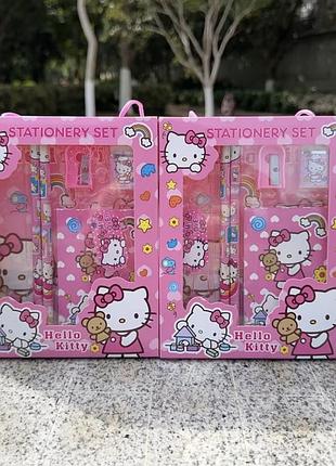 Набір канцелярії hello kitty набор канцелярии