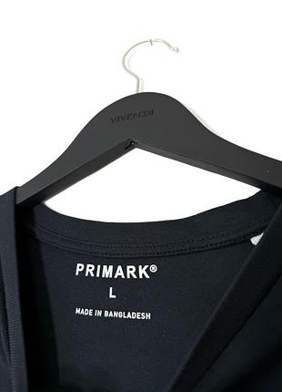 Чорний лонгслив з смайлом primark 4