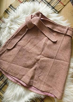 Тепла спідничка на зав'язках h&m 🌸