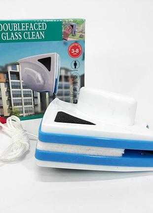Щітка магнітна для миття скла з двох сторін doublefaced glass clean iu-17