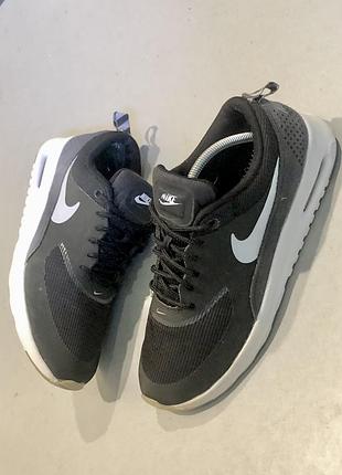 Кроссовки nike air max thea черные , 39размер, стелька 25см