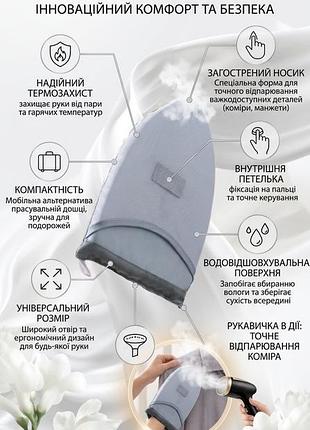 Термостійка рукавичка для відпарювання та прасування