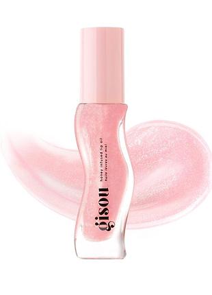 Масло для губ gisou honey infused lip oil watermelon sugar 8ml