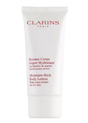 Clarins moisture-rich body lotion 30ml зволожувальний лосьйон для тіла