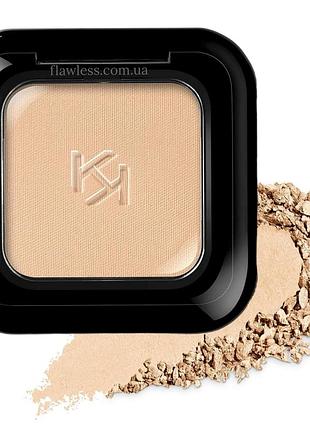 Тени kiko high pigment eyeshadow 01 matte flax