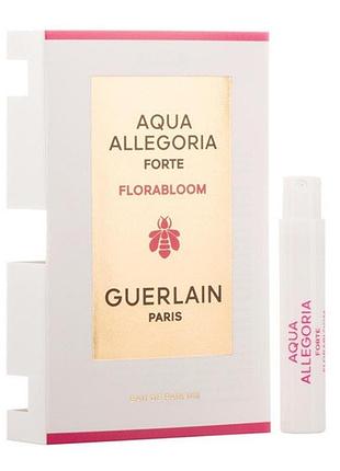 Пробник guerlain aqua allegoria forte florabloom женский 1ml