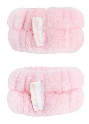Напульсники для умывания brushworks microfibre wrist wash bands 2 шт.