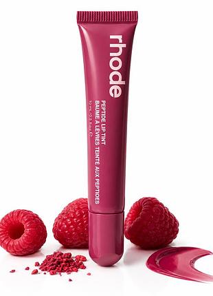 Пептидный тинт для губ rhode peptide lip tint by hailey bieber jelly raspberry 10 ml