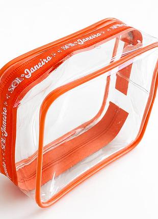Косметичка прозрачная для косметики sol de janeiro
