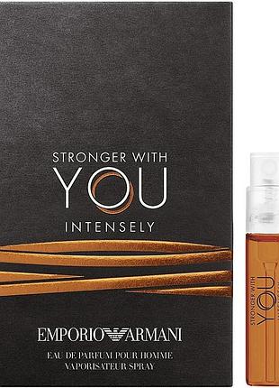 Пробник giorgio armani emporio armani stronger with you intensely чоловічий 1.2ml