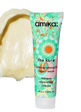 Питательная маска для волос amika the kure intense strength repair mask 30ml