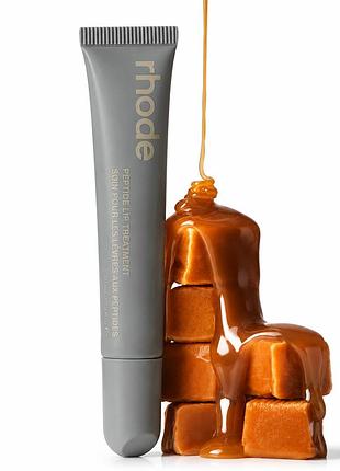 Пептидный прозрачный блеск для губ rhode peptide lip treatment by hailey bieber salted caramel 10 ml
