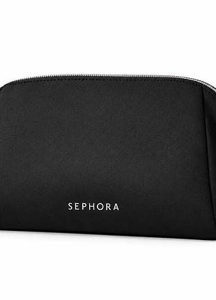 Косметичка вместительная sephora черная