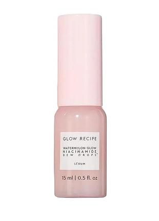 Сыворотка хайлайтер glow recipe watermelon glow niacinamide dew drops 15ml