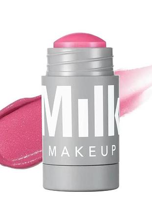 Кремовые румяна и помада стик milk makeup lip + cheek cream blush stick rally 6g
