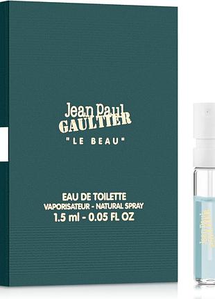 Пробник jean paul gaultier le beau eau de toilette мужской 1.5ml