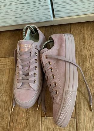 Кеди converse, замша
