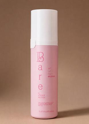 Автозасмага-пінка bare by vogue williams self tan foam medium 150 мл нова оригінал