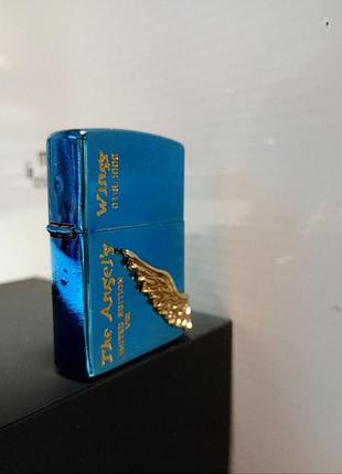 Оригінальна колекційна бензинова запальничка zippo "the angel's wings" limited edition.