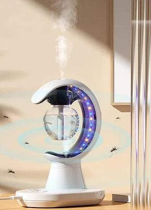 Многофункциональный увлажнитель воздуха 3 в 1 с ловушкой для комаров и led подсветкой для дома