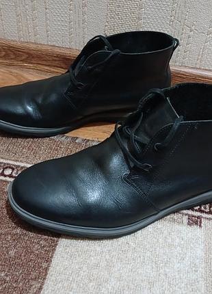 Ботинки кожаные clarks 3